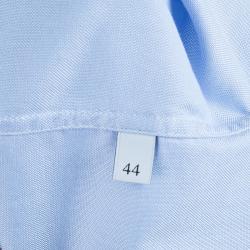 Pre Owned Valentino Light Blue Cotton Shirt M