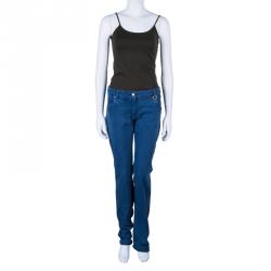 Pre Owned Valentino Blue Denim Jeans M