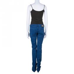 Pre Owned Valentino Blue Denim Jeans M