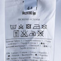 مملوكة مسبقًا قميص فالينتينو دانتيل  أبيض M