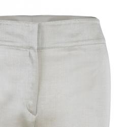 Pre Owned Valentino Beige Tailored Trousers M
