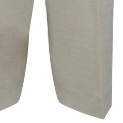 Pre Owned Valentino Beige Tailored Trousers M