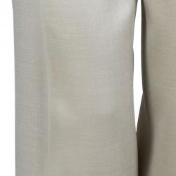 Pre Owned Valentino Beige Tailored Trousers M
