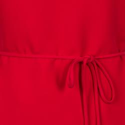 Pre Owned توب فالنتينو كوكون أحمر M