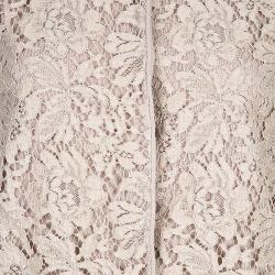 مملوكة مسبقًا Valentino Blush Lace Detailed Cardigan M