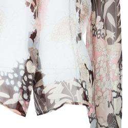 Pre Owned Valentino Brown Printed Top L