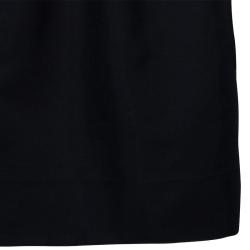 Pre Owned Valentino Black Cotton Knee Length Skirt M
