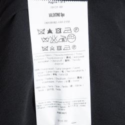 Pre Owned جاكيت فالنتينو أزرق كحلي صوف فليس مزخرف S