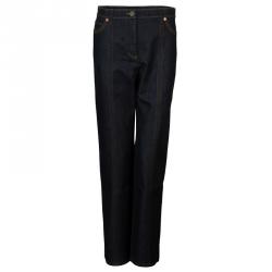 Pre Owned Valentino Indigo Dark Wash Denim Jeans M