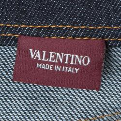 Pre Owned Valentino Indigo Dark Wash Denim Jeans M