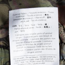 Pre Owned Valentino Multicolor Butterfly Printed Silk Pyjama Set M