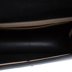 Pre Owned Valentino Multicolor Leather Rockstud Medium Glam Lock Flap Bag