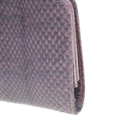 مملوكة مسبقًا Valentino Purple Python Chain Shoulder Bag