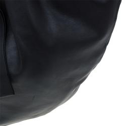 Pre Owned Valentino Black Nappa Leather Folie Bow Hobo