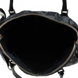 Pre Owned Valentino Black Lace Bow Dome Bag