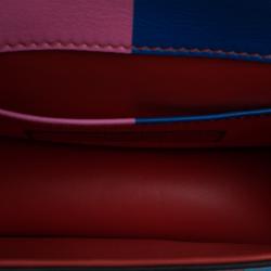 Pre Owned Valentino Multicolor Leather Mini Glam Lock Shoulder Bag