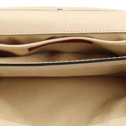 Pre Owned Valentino Cream Leather Va Va Voom Chain Shoulder Bag