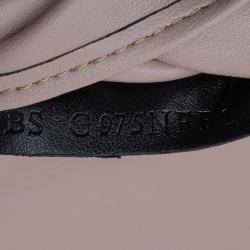 Pre Owned Valentino Beige Leather Jewel Embellished Va Va Voom Shoulder Bag