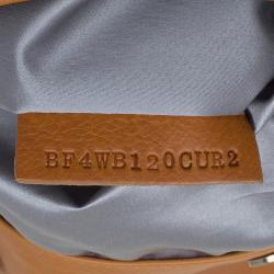 Pre Owned Valentino Tan Leather XL Petale Rose Tote