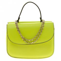 Yellow Valentino Embellished Crystal Rockstud Glam Lock Crossbody