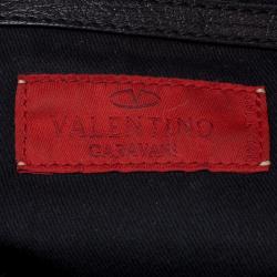 Pre Owned Valentino Black Leather Satchel