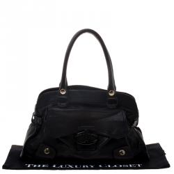 Pre Owned Valentino Black Leather Satchel