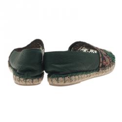 Pre Owned حذاء فالنتينو جلد إسبادريه مزخرف مقاس 38