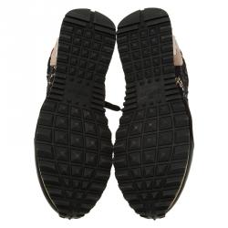 Pre Owned حذاء رياضي فالنتينو أسود برباط مكرمية مقاس 40