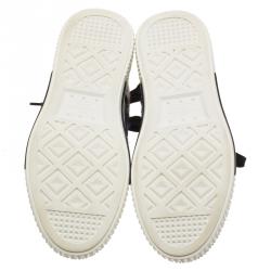 Pre Owned Valentino Multicolor Camubutterfly Embroidered Sneakers Size 36