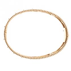 مملوكة مسبقًا Van Cleef & Arpels Perlee Clover 18k Rose Gold Bracelet M