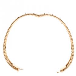 مملوكة مسبقًا Van Cleef & Arpels Perlee Clover 18k Rose Gold Bracelet M
