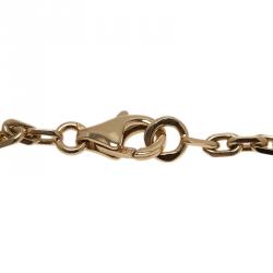 Pre Owned Van Cleef & Arpels Magic Alhambra Mother of Pearl and Onyx Yellow Gold Bracelet
