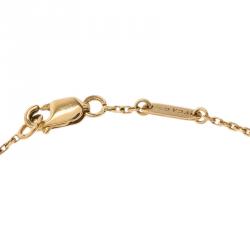 Pre Owned أسورة فان كليف آند اربلز سويت ألهامبرا عرق اللؤلؤ ذهب أصفر