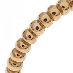 Pre Owned Van Cleef & Arpels Perlee Pearls of Gold Rose Gold Ring Size 49