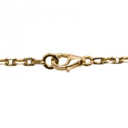 Pre Owned Van Cleef & Arpels 5 Motif Magic Alhambra Tiger's Eye, Carnelian and Yellow Gold Necklace