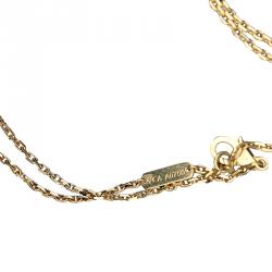 مملوكة مسبقًا Van Cleef and Arpels Magic Alhambra Malachite Yellow Gold Necklace