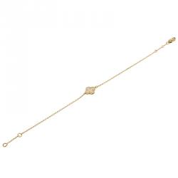 Pre Owned سوار فان كليف & أربلز سويت ألهامبرا صدف ذهب وردي