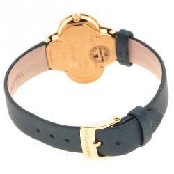 Van Cleef and Arpels Mother of Pearl 18K Yellow Gold Alhambra Talisman Women's Wristwatch 30 mm