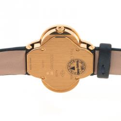 Van Cleef and Arpels Mother of Pearl 18K Yellow Gold Alhambra Talisman Women's Wristwatch 30 mm