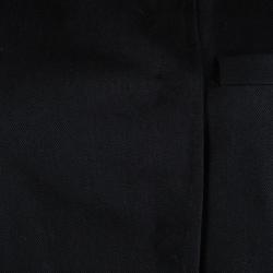 Vera Wang Black Denim Overcoat S