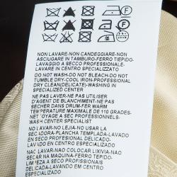 مملوكة مسبقًا Versace Beige Eyelet Studded Leather Jacket S