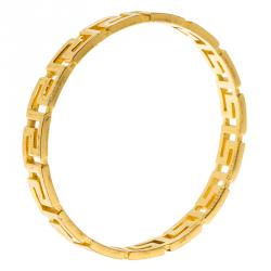 مملوكة مسبقًا سوار فيرساتشي جريك ذهبي اللون 19 سم