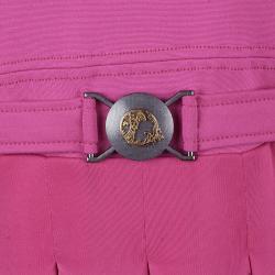 مملوكة مسبقًا فستان فرساتشي فوشيا بطيات واسع