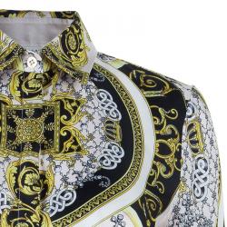 Pre Owned فستان فيرساتشي حرير متعدد الألوان M