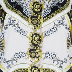 Pre Owned فستان فيرساتشي حرير متعدد الألوان M