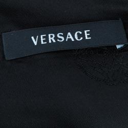 Pre Owned Versace Black One Shoulder Dress M