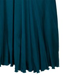 Pre Owned Versace Collection Teal Embellished Jersey Dress S