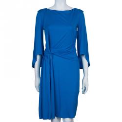 مملوكة مسبقًا فستان فيرساتشي كولكشن أزرق تركواز M