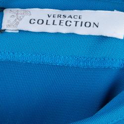 مملوكة مسبقًا فستان فيرساتشي كولكشن أزرق تركواز M