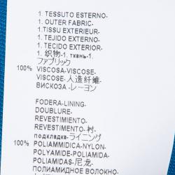 مملوكة مسبقًا فستان فيرساتشي كولكشن أزرق تركواز M